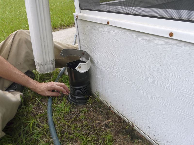 Downspout and Gutter Guard Setup